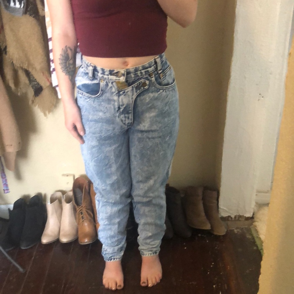Acid Wash Vintage Jeans Original Work Clothes